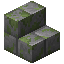 Mossy Stone Brick Stairs
